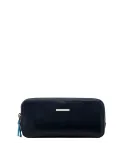 Pochette a tre comparti con protezione anti-frode RFID Piquadro B2, blue