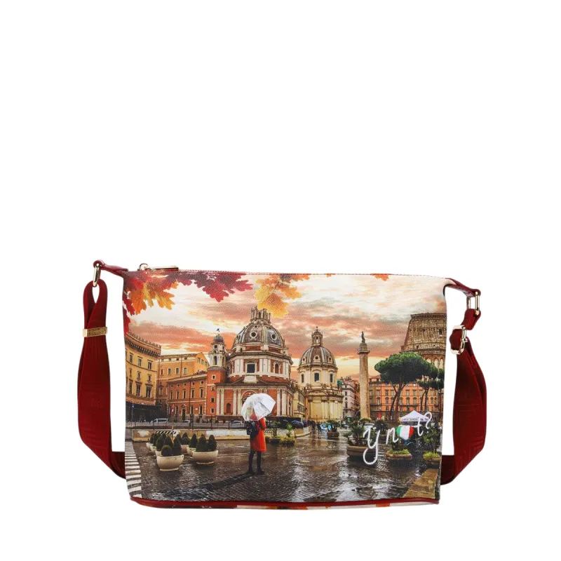 Borsa donna a tracolla Ynot, rome raining
