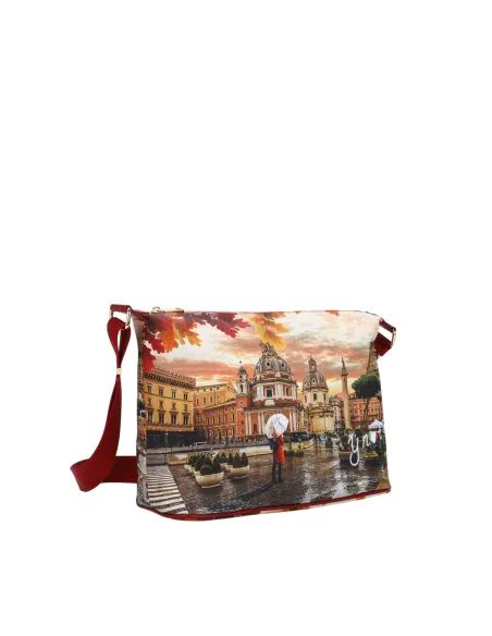 Borsa donna a tracolla Ynot, rome raining
