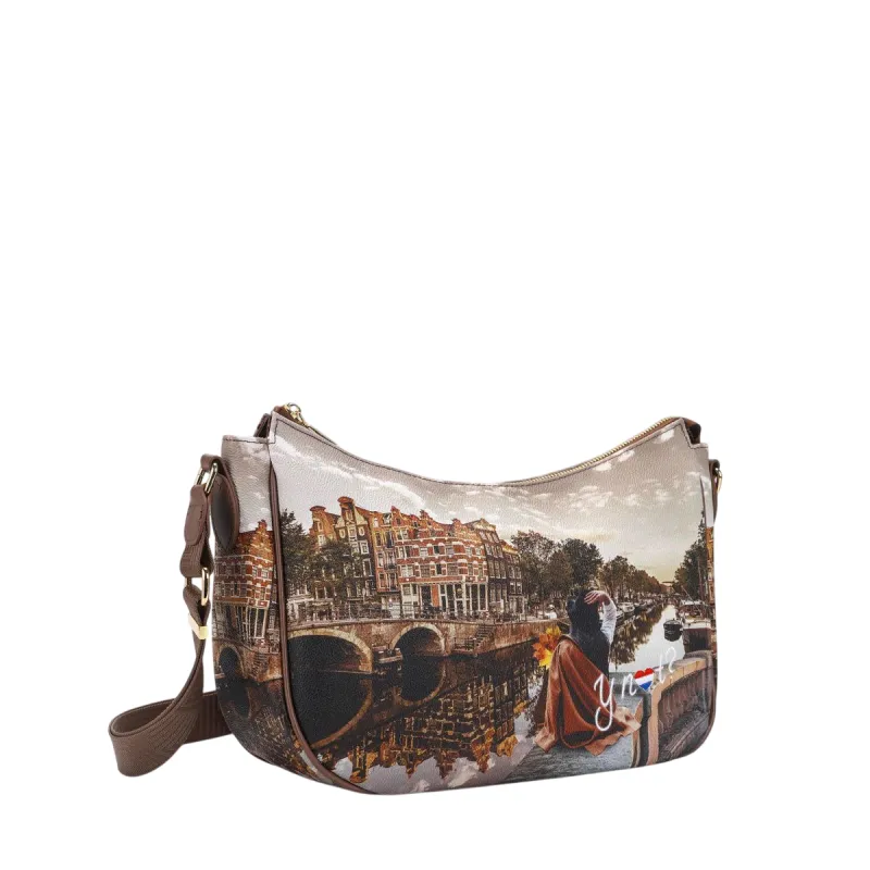 Borsa donna con tracolla regolabile Ynot, autumn in holand 2