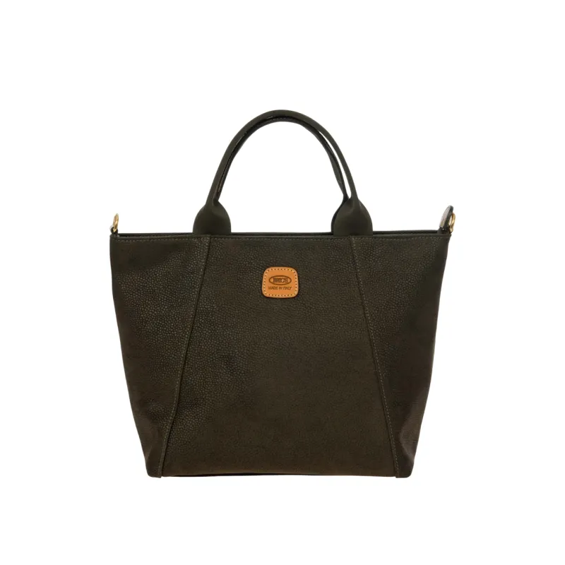 Shopping due manici Brics Silvia, verde oliva