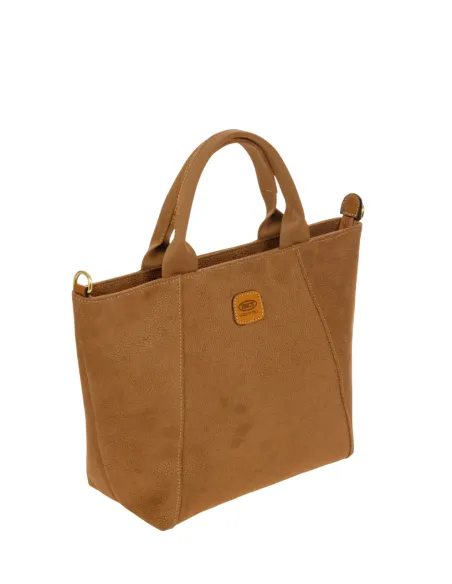 Shopping due manici Brics Silvia, cammello