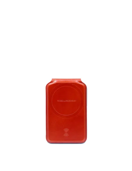 Piquadro MagSafe Kreditkartenhalter mit wiederaufladbarem Tracker, orange