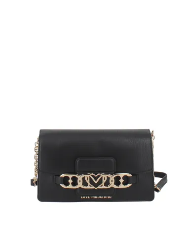 Love Moschino shoulder bag with flap,...