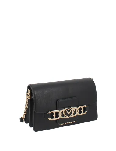 Love Moschino shoulder bag with flap,...