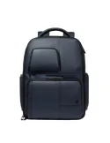 Piquadro 15.6" laptop backpack in waterproof fabric, blue