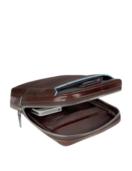 Borsello piccolo Piquadro Blue Square Mogano