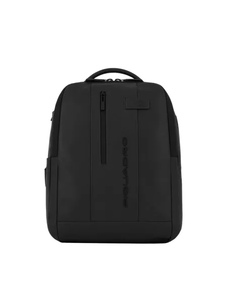 Zaino in pelle porta pc da 14 Piquadro Urban nero