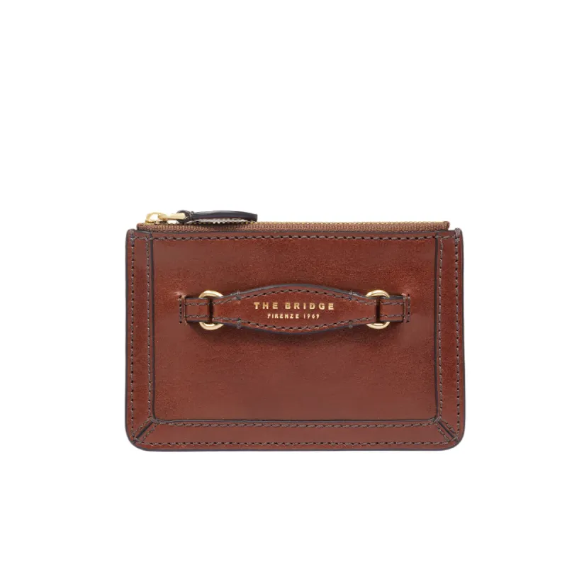 The Bridge Bettina coin and credit card pouch, brown