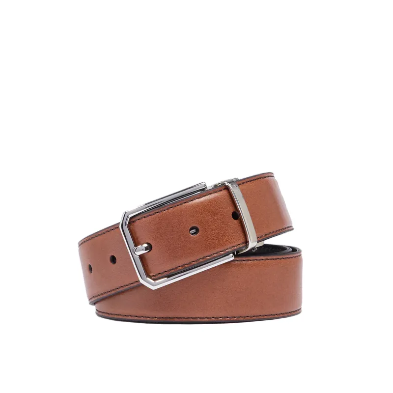 The Bridge Brunelleschi doubleface leather men's belt,... 2
