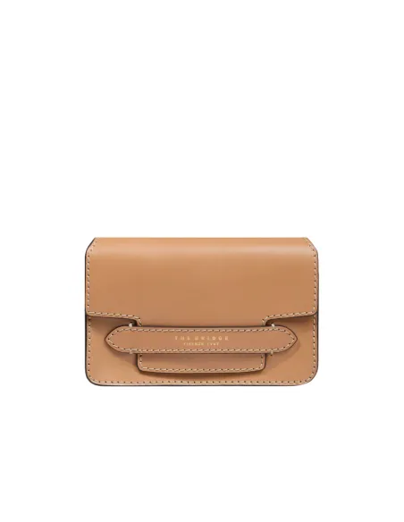 The Bridge Lucrezia women's bag with chain strap, marzipan