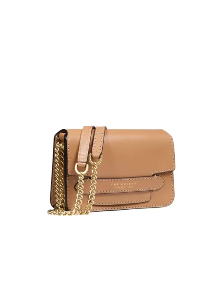 Borsa a tracolla con pattina The Bridge Lucrezia, marzapane