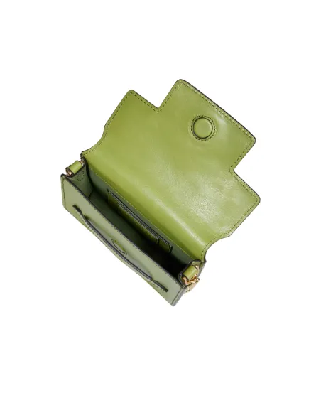 Borsa a tracolla con pattina The Bridge Lucrezia, pistacchio