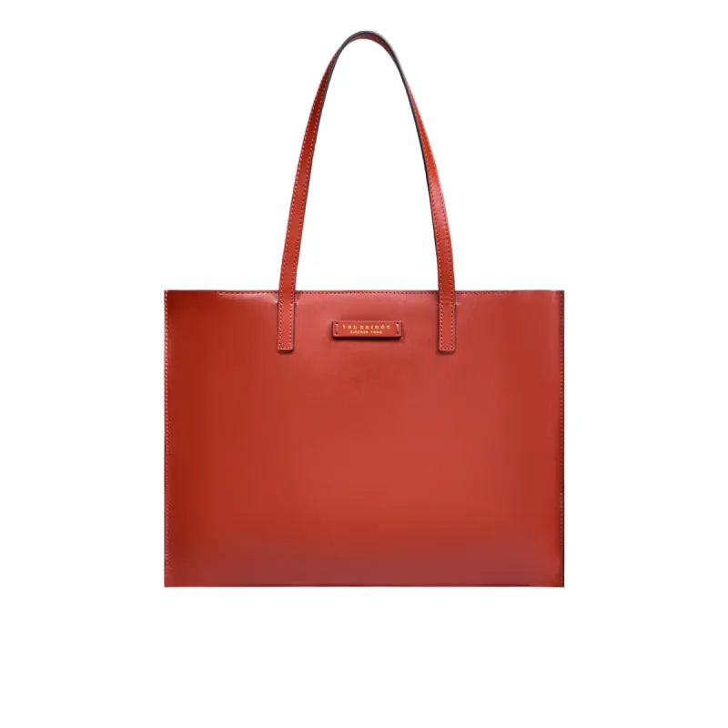 The Bridge Mirra horizontal shopping bag with zip...