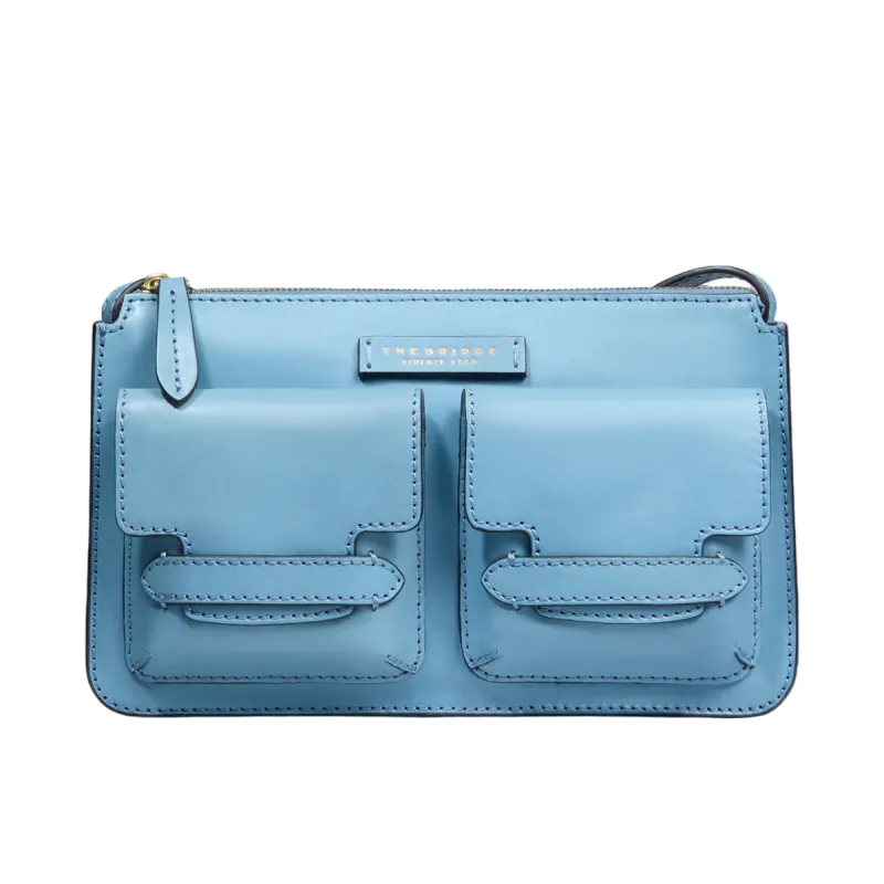 The Bridge Lucrezia cross-body bag with front pockets,...