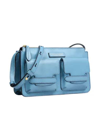 Borsa a tracolla con tasche esterne...