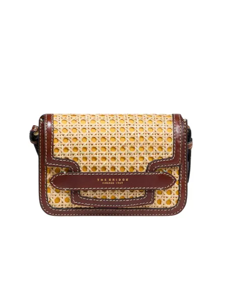The Bridge Lucrezia cross-body bag in Vienna straw
