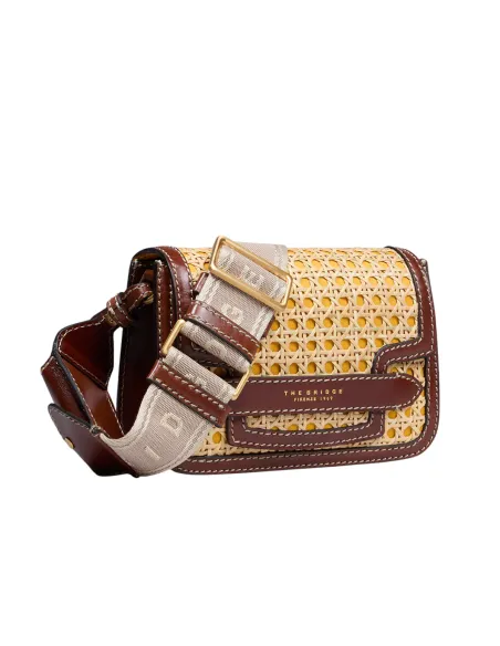 The Bridge Lucrezia cross-body bag in Vienna straw
