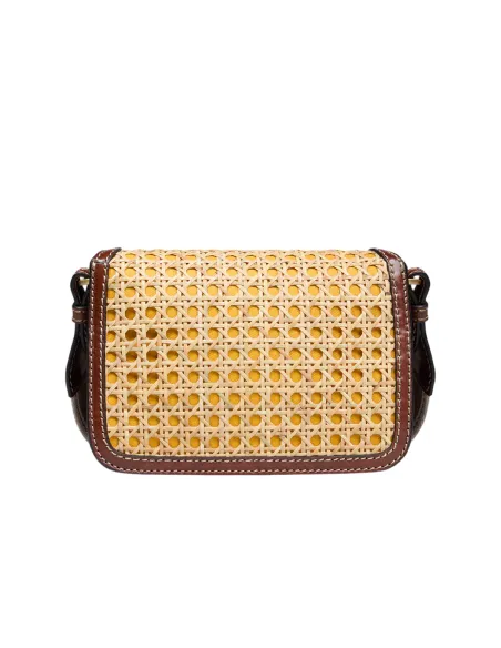 Umhängetasche aus Wiener Stroh The Bridge Lucrezia