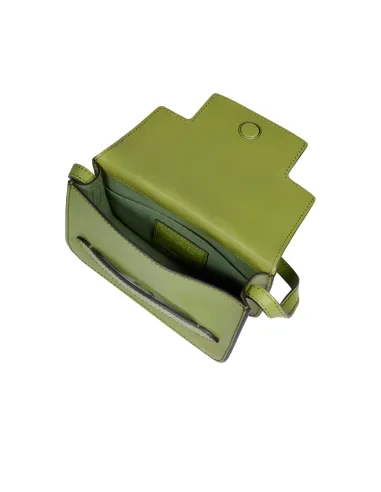 Tracolla in pelle con pattina,...