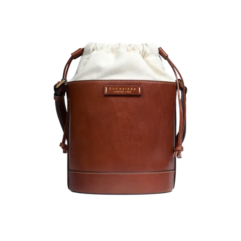 Borsa a secchiello The Bridge Greta, marrone