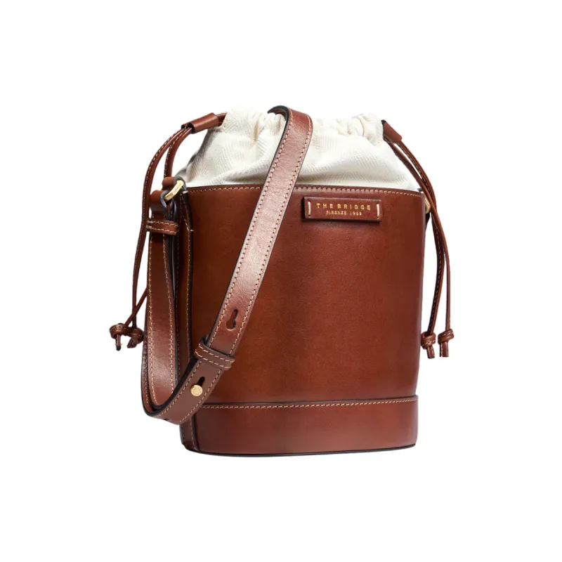 Borsa a secchiello The Bridge Greta, marrone 2