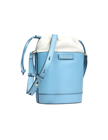 Borsa a secchiello The Bridge Greta, azzurro