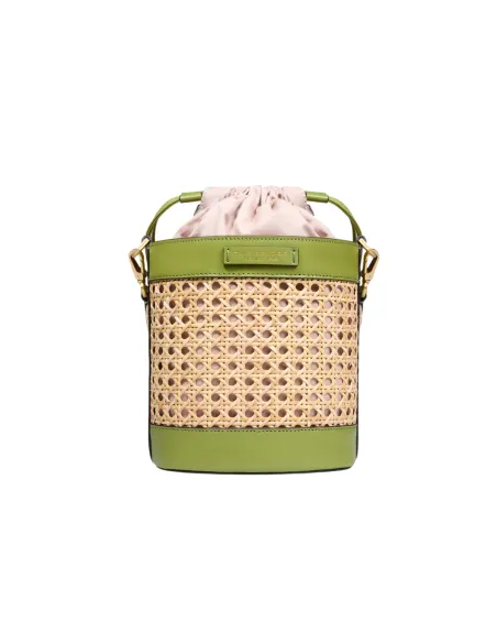 The Bridge Gloria Wow bucket bag, pistachio green