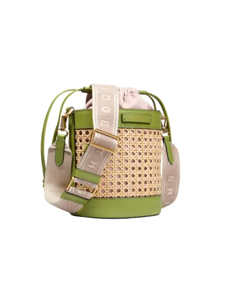 The Bridge Gloria Wow bucket bag, pistachio green
