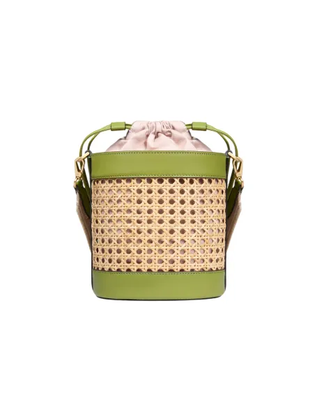 The Bridge Gloria Wow bucket bag, pistachio green