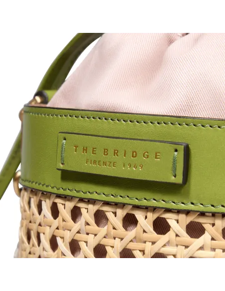 The Bridge Gloria Wow bucket bag, pistachio green