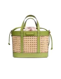 The Bridge Gloria Wow two-handled bag, pistachio green