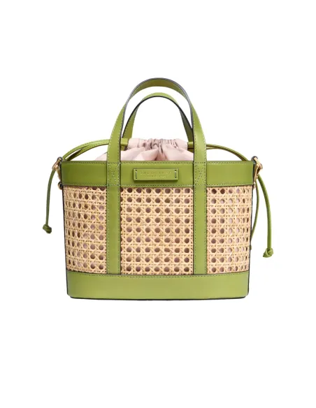 The Bridge Gloria Wow two-handled bag, pistachio green