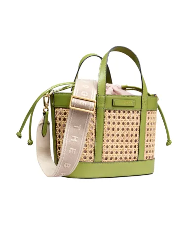 Borsa a secchiello con due manici in...