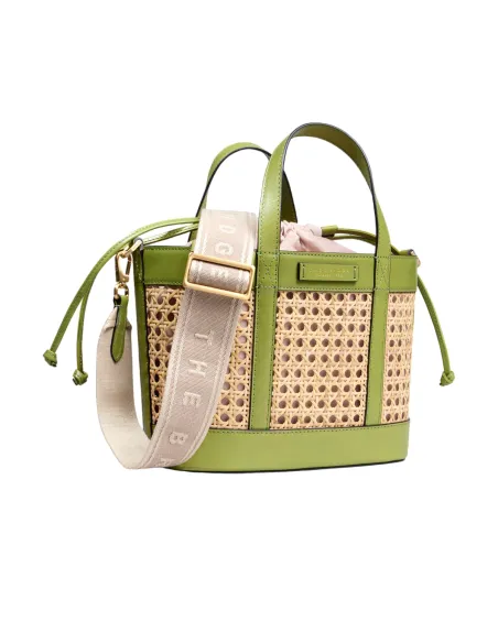 The Bridge Gloria Wow two-handled bag, pistachio green