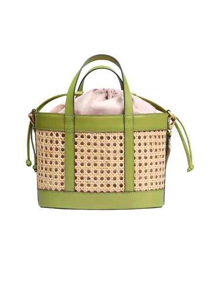 The Bridge Gloria Wow two-handled bag, pistachio green
