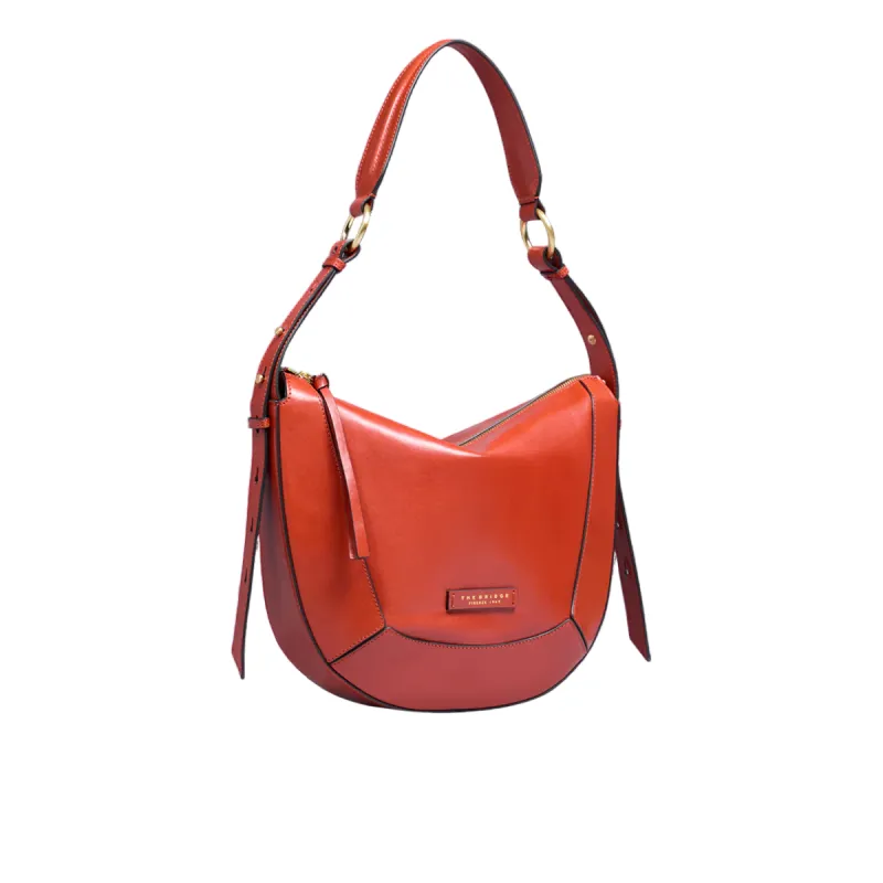 The Bridge Fedora women's shoulder bag, burnt orange 2