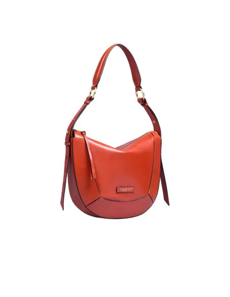 Damen- Schultertasche The Bridge Fedora, verbranntes Orange