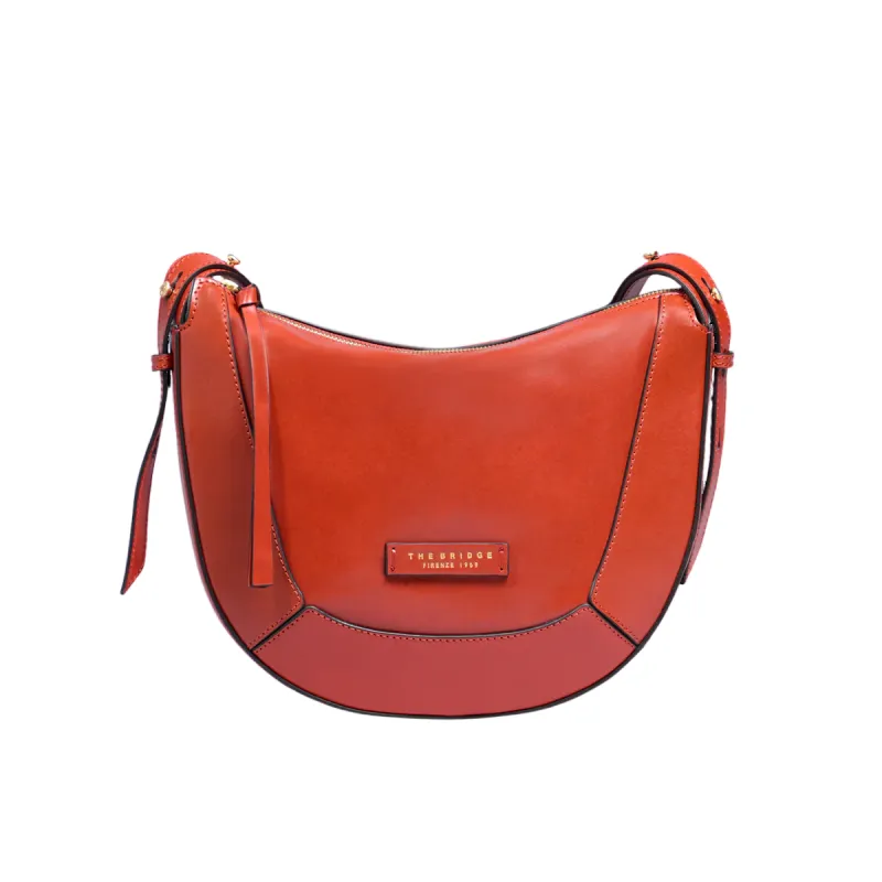 The Bridge Fedora medium shoulder bag, burnt orange
