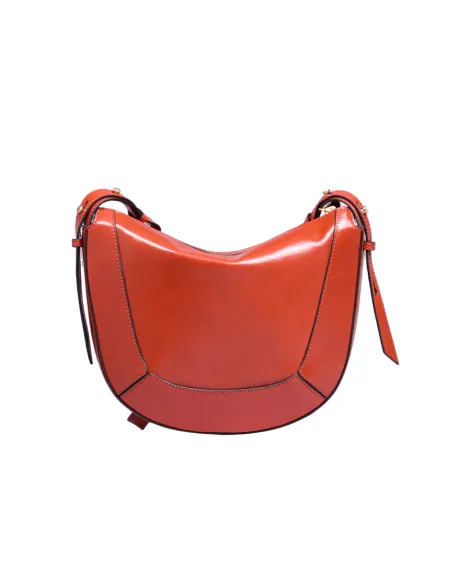 Borsa media a tracolla The Bridge Fedora, arancio bruciato