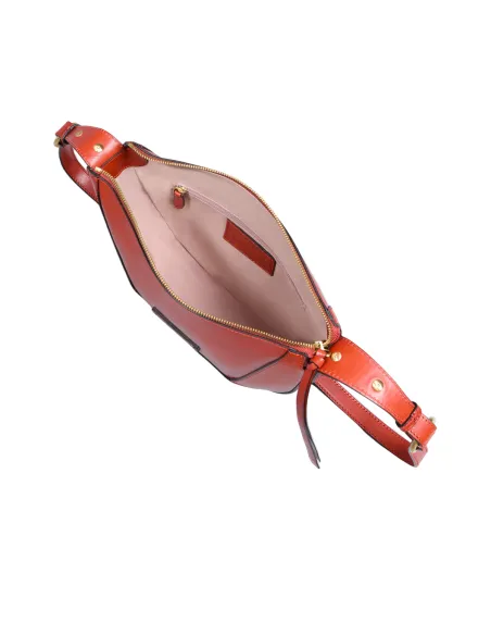 Borsa media a tracolla The Bridge Fedora, arancio bruciato