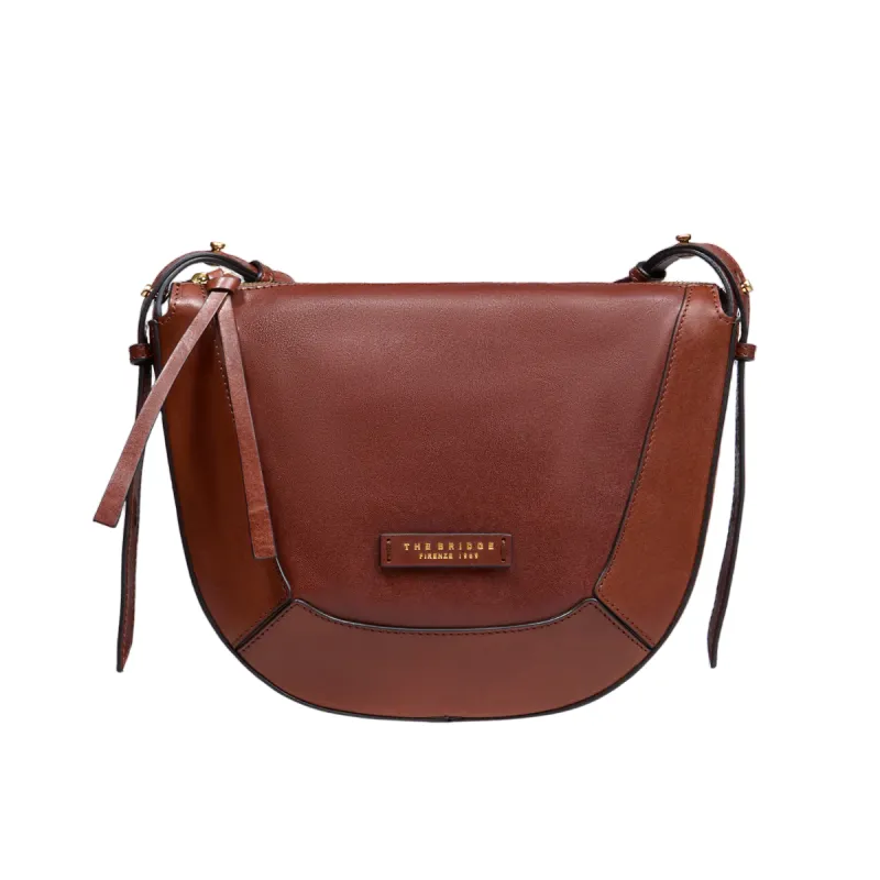 Borsa media a tracolla The Bridge Fedora, marrone