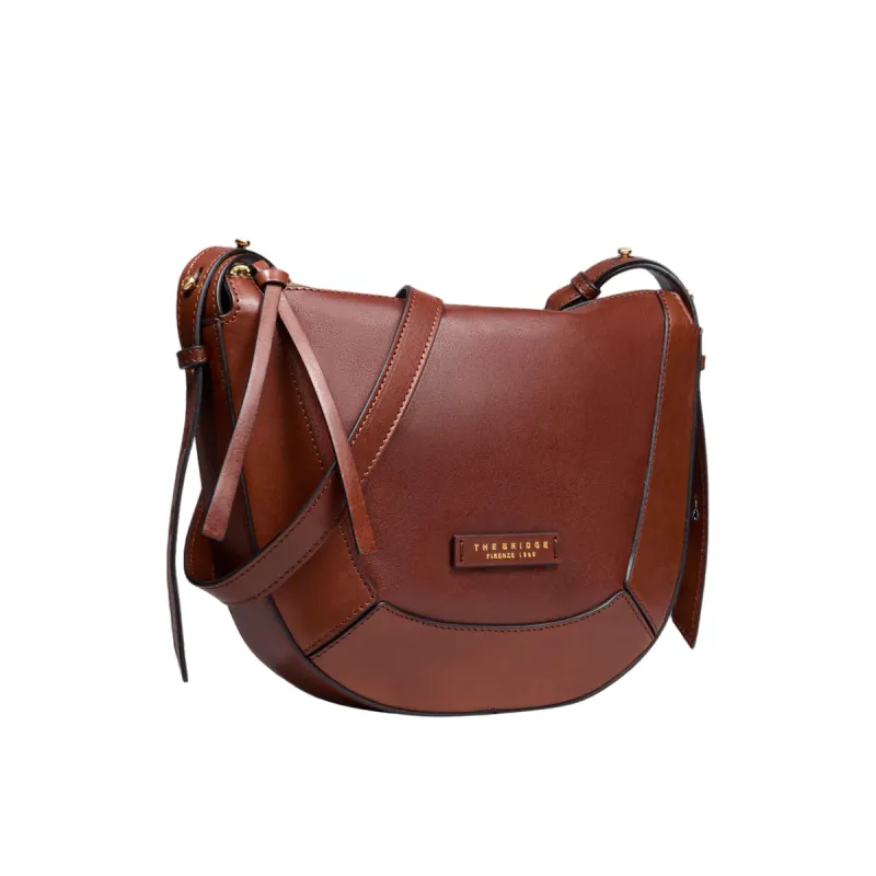 Borsa media a tracolla The Bridge Fedora, marrone 2