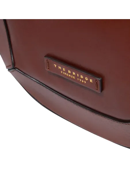 Borsa media a tracolla The Bridge Fedora, marrone