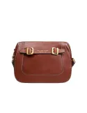 Borsa a tracolla con chiusura con zip The Bridge Gaia, marrone