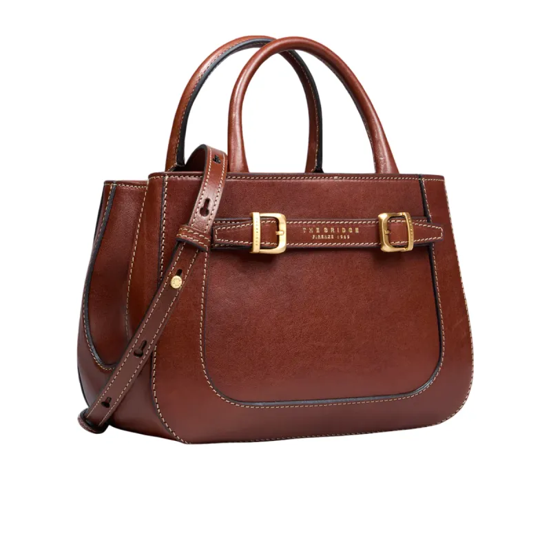 Borsa due manici The Bridge Gaia, marrone 2