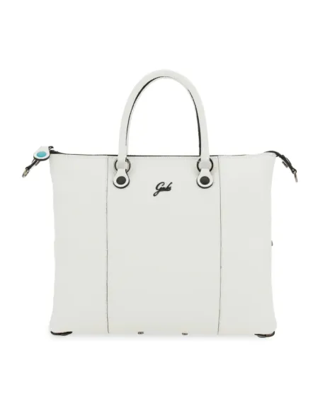 Borsa Gabs G3 taglia M in pelle, bianca