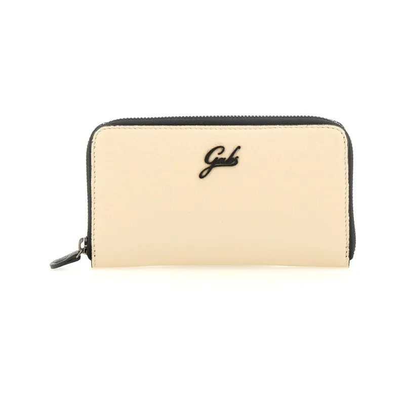 Gabs Gmoney17 women's leather wallet, ecrù