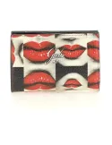 Gabs Gmoney14 women's wallet in printed leather, kisses