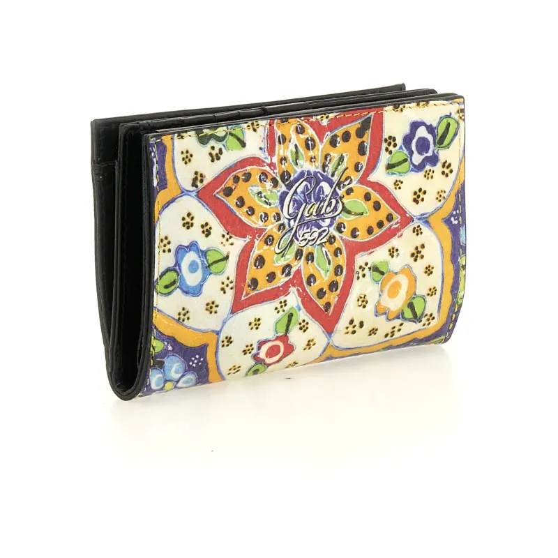 Gabs Gmoney14 women's wallet in printed leather, Ceramic... 2